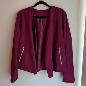 Maurices Collarless Blazer, size 1X